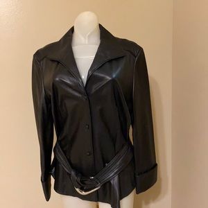 Lafayette 148 New York leather jacket